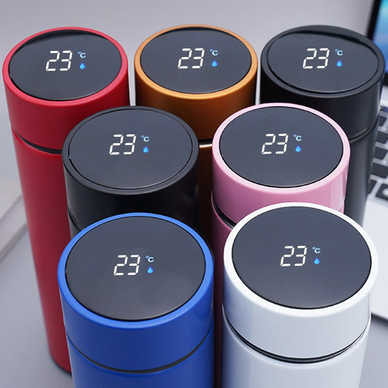 Mini Thermos Tumbler, Stainless Steel, Smart Thermos with Digital Screen,  Cold Insulation Water Bottle, Cup - AliExpress