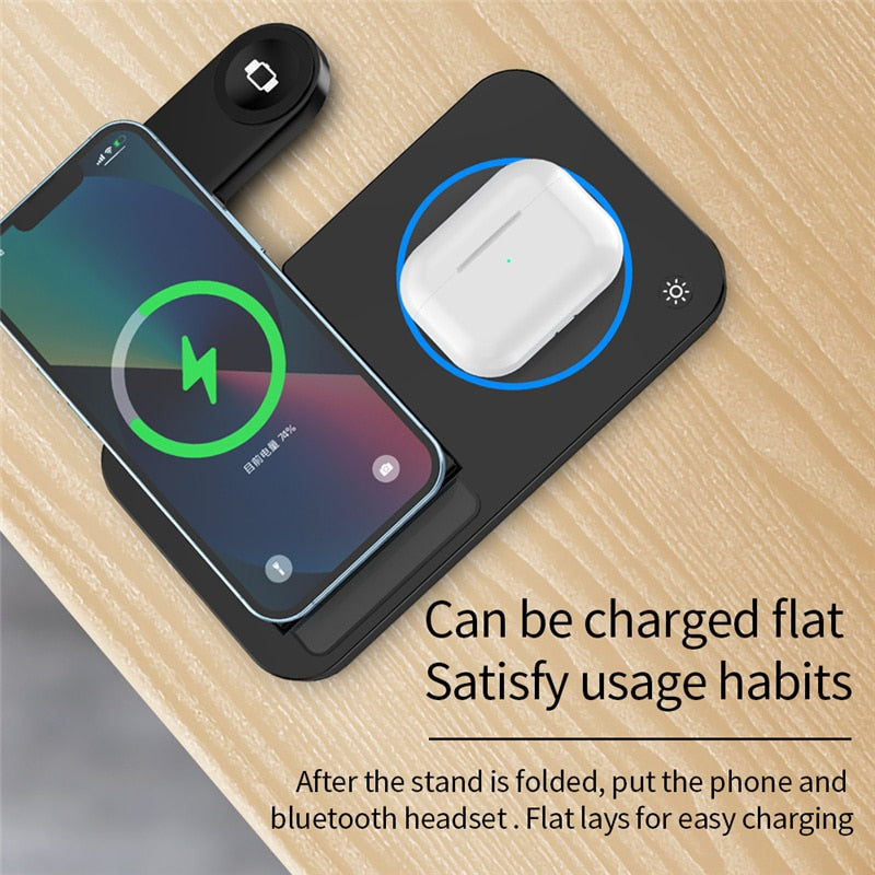 Foldable Wireless Charging Station For iPhone